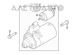 Starter VW CC 08-17