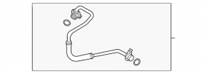 Audi A5 F5 21-25 MHEV Turbo Oil Supply Pipe