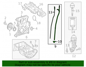 Oil level sensor Mercedes GLA 14-20