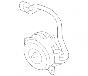 Left cooling fan motor for Mitsubishi Outlander 22-25 2.5
