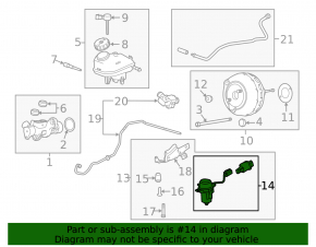 Vacuum Pump Chevrolet Impala 14-20