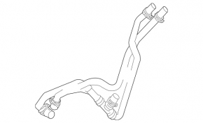 Upper cooling hose for Mercedes W211 E550