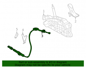 Cadillac CTS 14- Shift Cable