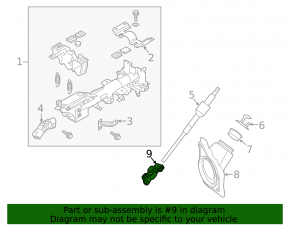 Steering cardan lower Infiniti Q50 14-24