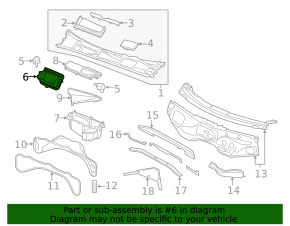 Air intake heater Audi Q7 16-