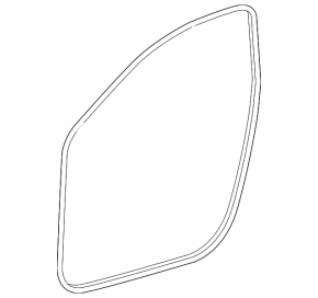 Front left door seal for Toyota Camry 25-26