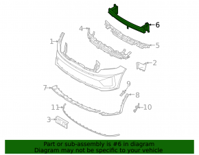 Front Bumper Reinforcement for Kia Sorento 21-24 HEV, PHEV