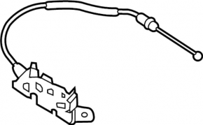Infiniti QX50 19- Hood Lock Lever with Cable