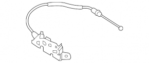 Infiniti QX50 19- Hood Lock Lever with Cable