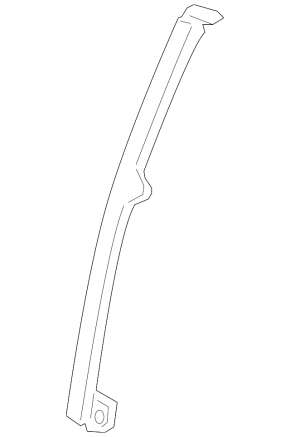 Toyota Camry v40 rear left door glass guide