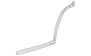 Toyota Sequoia 23-26 rear right lower door seal
