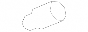 Trunk door bumper left Nissan Leaf 18-