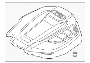 Engine cover Audi Q5 80A 18-20 2.0T