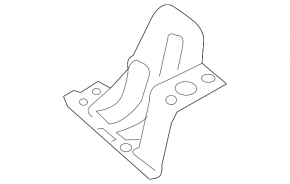 Rear bumper guard left Kia Niro 17-19 HEV, PHEV