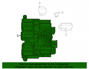 Mercedes H247 GLA 20-26 dashboard fuse box