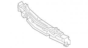 Front bumper absorber Mercedes W246 B250e 16-17