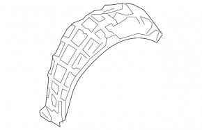 Mudguard rear right front part Mazda 6 13-17
