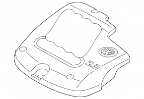 Engine Cover for VW Jetta 11-15 USA 2.0