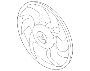 Cooling Fan Impeller Hyundai Kona 18-23 1.6, 2.0