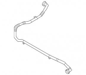Cooling system pipe Hyundai Ioniq 5 22-24 AWD plastic with quick release