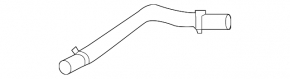 Kia Optima 16-20 cooling system hose to heater radiator 2.4, inlet