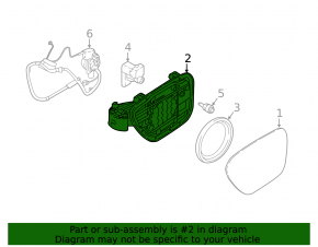 BMW 3 F30 17-18 PHEV Charging Port Housing