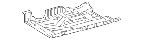Underbody protection rear left Lexus RX350 10-15