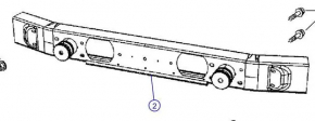 Jeep Wrangler 07-17 Front Bumper Reinforcement