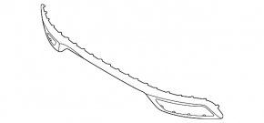 Hyundai Venue 20-25 front bumper center trim
