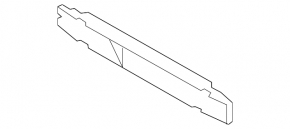 Front bumper absorber for Audi A4 B8 08-10 pre-restyling