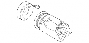 Air Conditioning Compressor Ford Escape MK3 13-16 2.5