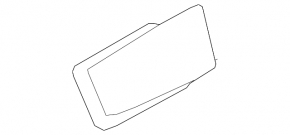 Ford Fusion mk5 13-20 center console air duct deflector black