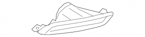 Muffler tip right Lincoln MKZ 17-20