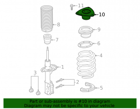 Front left shock absorber support for Ford Explorer 20-24