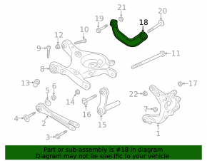 Upper rear right arm Ford Explorer 20-