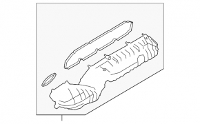 Left intake manifold BMW 5 G30 18-23 4.4T