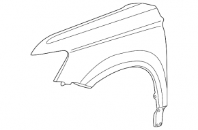 Front left fender VW Taos 22-25
