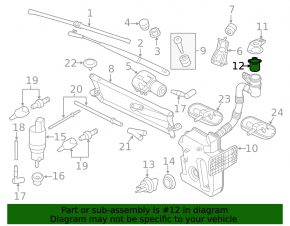 Audi A3 8V 15-20 Windscreen Washer Reservoir Filter