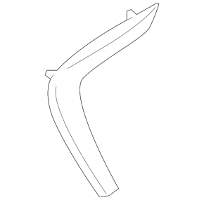 Left fender air duct trim for BMW 4 Series F32/33/36 14-16 chrome