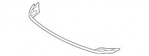 Hood seal on bumper Lexus ES300h ES350 13-15 prerest