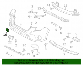 Subaru Forester 22-24 Front Bumper Tow Hook Cap