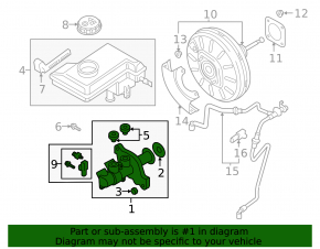 VW Atlas 18-25 Brake Master Cylinder