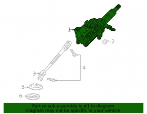 Steering column GMC Terrain 18-