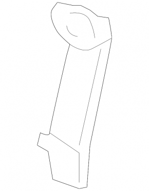 Kia Niro 17-22 HEV, PHEV passenger seat back air duct