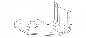 Inverter bracket lower Audi Q5 8R 13-16 hybrid