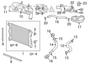 Buick Encore 13-19 Coolant Expansion Tank