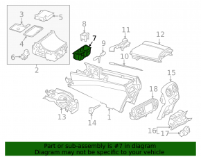 Mercedes GLC 16-22 center console cup holders