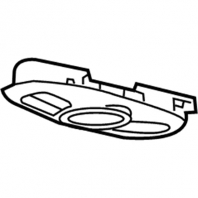 Central light Ford Explorer 11-19 black without sunroof