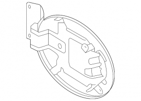 Mazda3 03-08 HB fuel filler flap