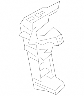 Front right door glass guide for Ford Fusion mk5 13-20
